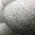Getöse (Detail), Bleistift auf Papier, 297.5 x 84.4 cm